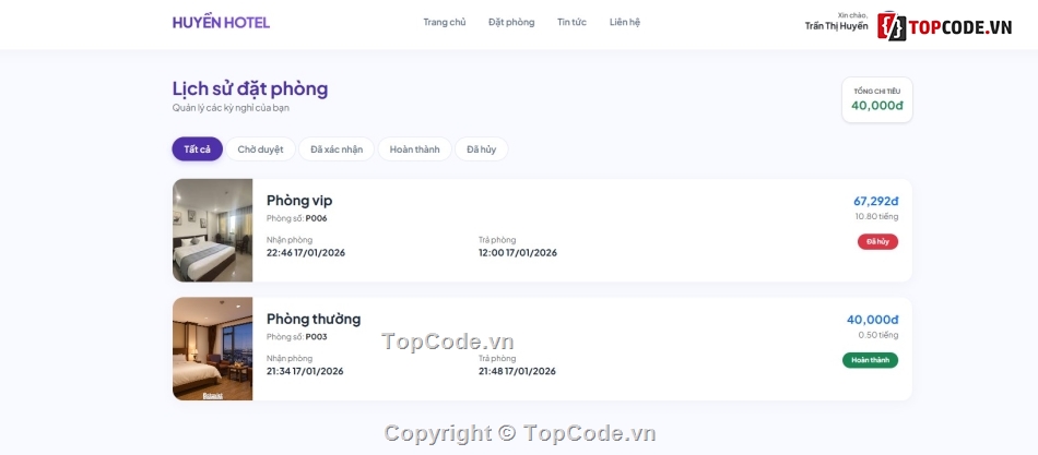 đặt phòng khách sạn,quản lý đặt phòng khách sạn,quản lý phòng khách sạn